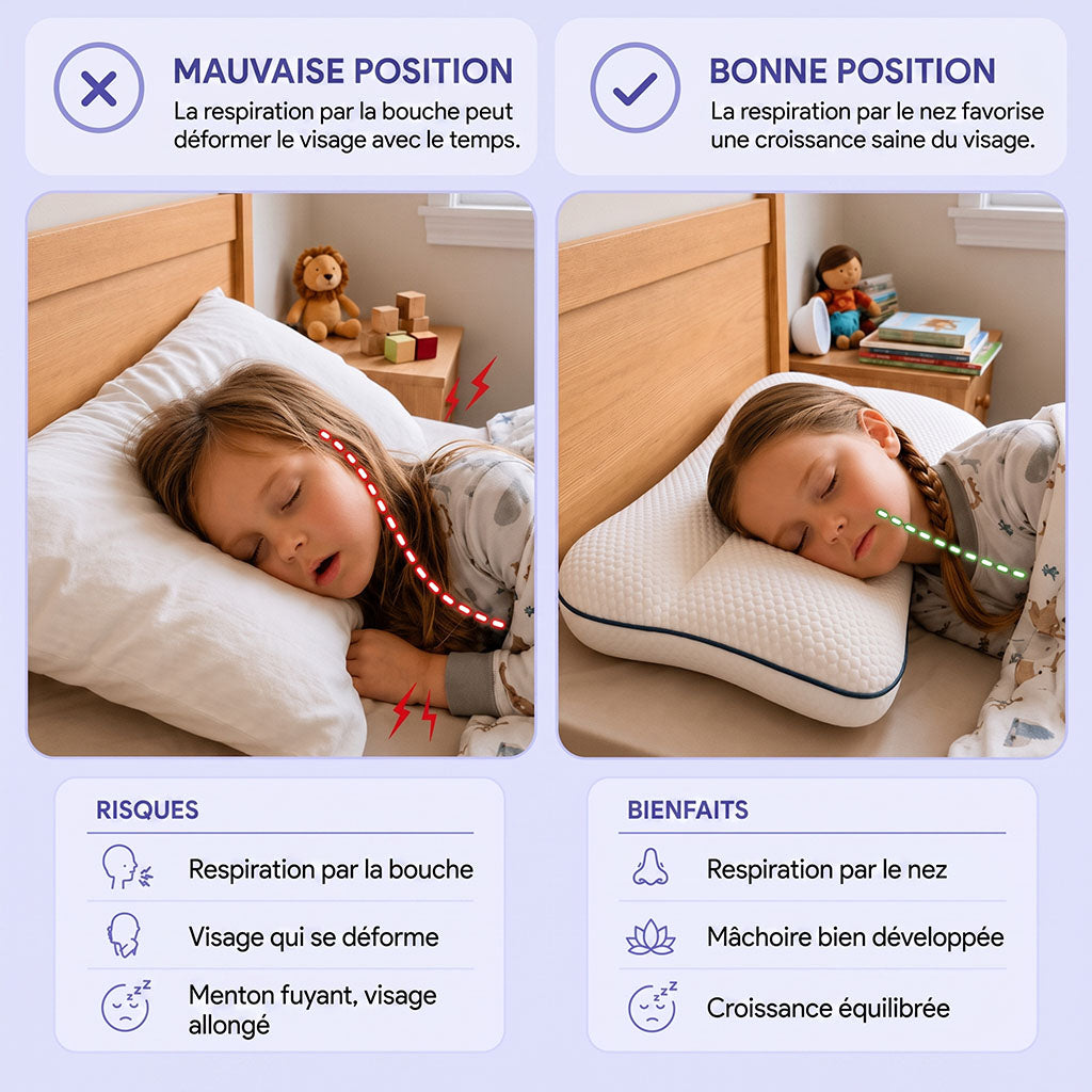 Oreiller de posture pour enfants Lunillow