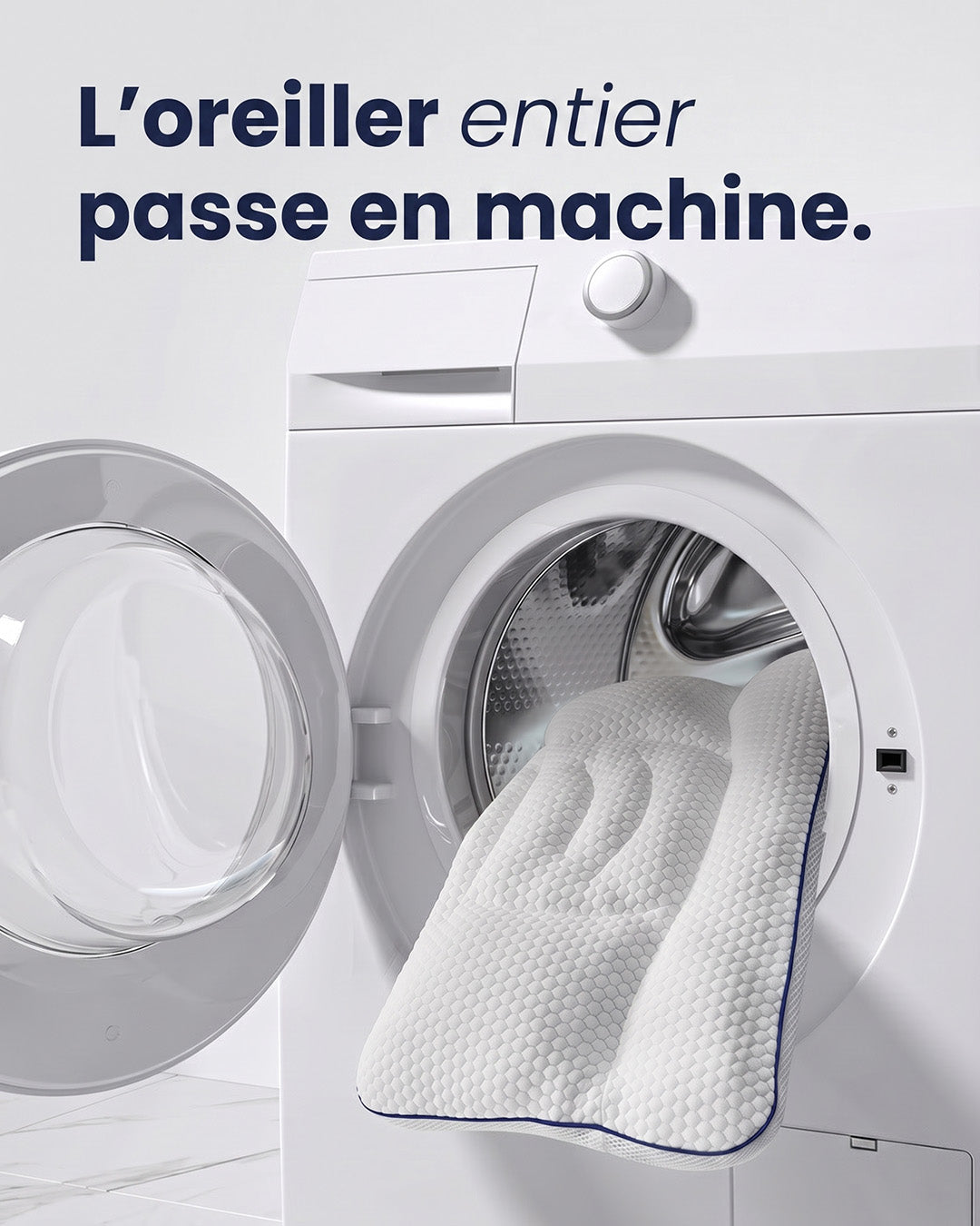 Oreiller Lunillow sortant d'une machine à laver